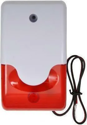 Produktbild von 12V 110dB Alarmsirene Alarm Sirene Alarmanlage Alarm Signalgeber LED Blitzlicht
