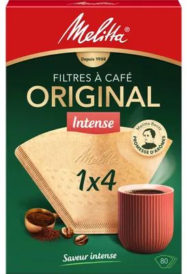 Immagine prodotto di Filtri per caffè Melitta, formato 1 x 4, per macchine da caffè filtro, gusto intenso e gourmet