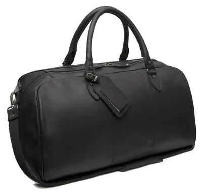 Productafbeelding van The Chesterfield Brand reistas schoudertas William Travel Bag Black zwart