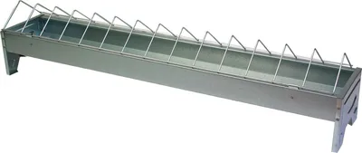 Produktbild von Futtertrog für Hühner, Puten und Gänse - 75 x 13 cm