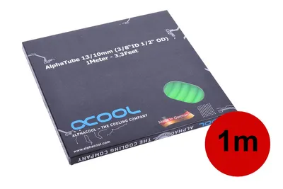 Produktbild von Alphacool 18531, Tube, PVC, Schwarz, 60 °C, 4 bar, 1,3 cm