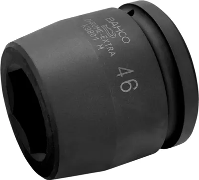 Produktbild von Bahco 1-1/2 Kraft-Steckschlüssel-Einsatz, Sechskant, 90 mm, phosphatiert