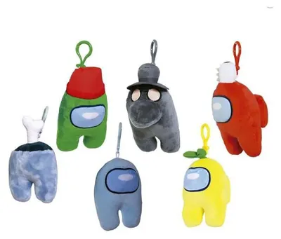 Produktbild von Bizak Among Us Teddybär Mehrfarbig  Mehrfarbig One Size