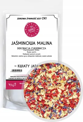Produktbild von Jasmin-Himbeer-Kuchenblüten - 20 g
