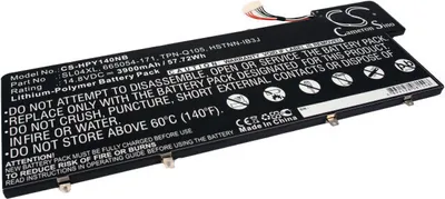 Produktbild von TECHTEK Laptop Akkus Kompatibel mit [HP] ENVY 14-3001TU, ENVY 14-3002TU, ENVY 14-3003TU, ENVY 14-3004TU, ENVY 14-3005TU, ENVY 14-3006TU, ENVY 14-3007