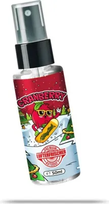 Zdjęcie produktu dla FLAVOUR BOMB - CRANBERRY 50ML odświeżacz powietrza zapach do samochodu świąteczny zapach o długim czasie działania w powietrzu