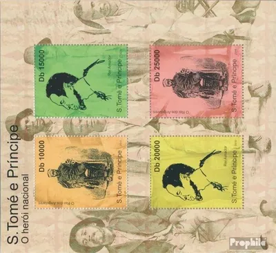 Produktbild von Briefmarken Sao Tome e Principe 2010 Mi 4771-4774 Kleinbogen (kompl. Ausgabe) postfrisch Nationalhelden von Sao Tome & Principe