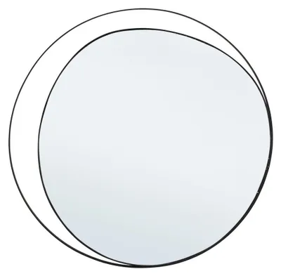 Produktbild von Spiegel Yasline 80 x 80 x 2 cm Stahl Glas Schwarz