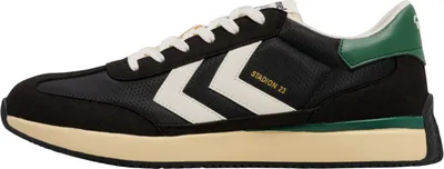 Produktbild von Hummel Stadion 23 Sneaker Schuhe Sportschuhe schwarz/grün/beige 228677-2267, Schuhgröße:40 EU