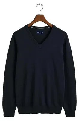 Produktbild von Hackett Hm7000146 Pullover Mit V-ausschnitt Blau L Mann Blau L