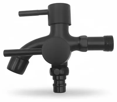 Imagen del producto de InAndOutdoorMatch - Grifo doble - - Para montaje en pared, Imagen generada por IA