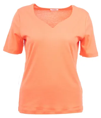 Produktbild von Damen V-Shirt, Farbe Campari, Größe 44