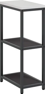 Zdjęcie produktu dla vidaXL Półka kuchenna HATTEM, czarna, 30 x 50 x 92 cm, stal