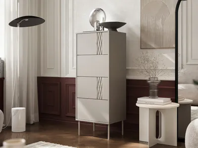 Immagine prodotto di Cassettiera stretta con cassetti HARTSELE - beige