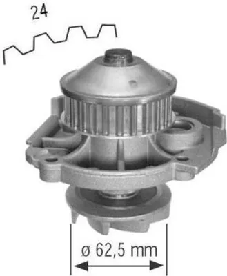 Produktbild von AIRTEX Wasserpumpe für Fiat Lancia