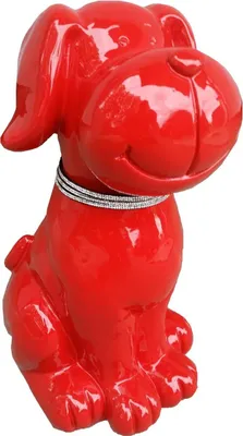 Produktbild von Abstrakte Deko Hund Figur Statue Skulptur 45 cm Figuren Statuen Skulpturen A573