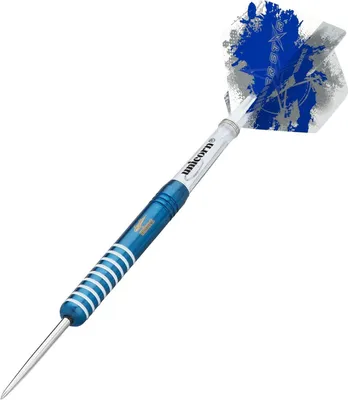 Image de Unicorn - Jeu de fléchettes "Gary Anderson Silver Star" lot de 3 RD3262 (21 g) (Bleu/Blanc)