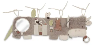 Produktbild von Jollein Stoffbuch für Laufgitter - Activity Spielzeug mit Knisterspaß, Glöckchen