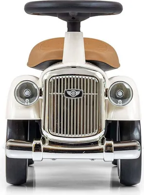 Produktbild von Vintage-Fahrzeug Royce White Retro Rutschauto mit Hupe, Stauraum und EVA-Rädern für Kinder ab 12 Monaten