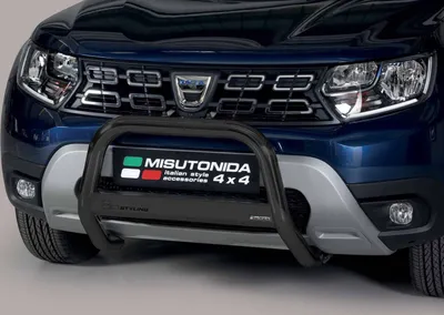 Obrázek produktu pro J&J Automotive | Přední rámy pro Dacia Duster 2020-2021 63mm černý Před faceliftem