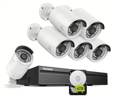 Produktbild von Überwachungskamera-Set - Sicherheitskamera - Überwachungskamera - CCTV-Kamera - IP-Kamera
