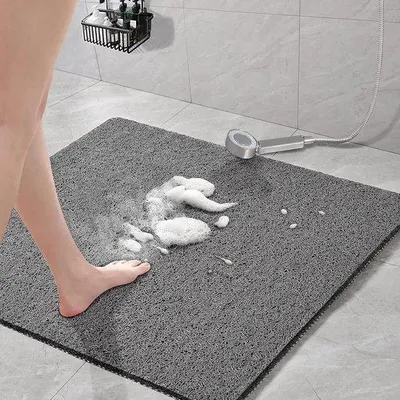 Immagine prodotto di Tappetino da doccia antiscivolo in PVC quadrato - Comodo tappetino di sicurezza