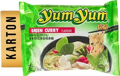 Produktbild von Yum Yum Green Curry Flavor Instantnudeln 30x70g