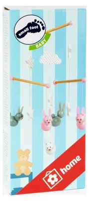 Produktbild von Mobile mit Hasen, Spielzeug und Zubehör für das Kinderbett, mehrfarbig