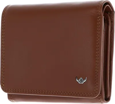 Zdjęcie produktu dla Portfel skórzany Golden Head Polo RFID Protect zip 3335 Cognac brązowy