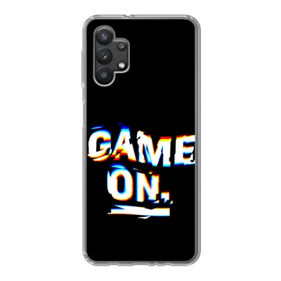 Produktbild von MuchoWow® Handyhülle Schutzhülle Hülle für Samsung Galaxy A32 5G Spiele - Spiel - Zitat Silikon Softcase Handy Hülle - Softcase