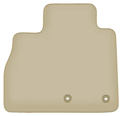 Productafbeelding van Automat, op maat gemaakt voor de Renault Scenic IV, luxe randafwerking, synthetisch vezel materiaal, antislip rubberen onderkant, beige kleur