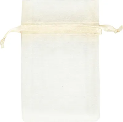 Produktbild von Creativ Company Organzabeutel, Größe 7x10 cm, gebrochenes Weiß, 10 Stück 1 Box