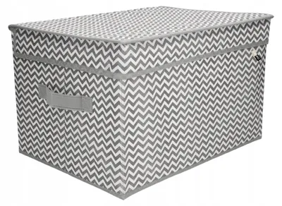 Produktbild von Cadro Textil-Aufbewahrungsbox mit Deckel 50x40x30 cm