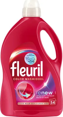 Produktbild von Fleuril - Waschmittel - Renew Color Flüssigwaschmittel - Buntwäsche - 54 Wäschen - 1 Stück