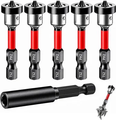Productafbeelding van 10-delige magnetische bitset voor gipsplaatschroeven