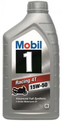 Produktbild von MOBIL 1 Racing 4T für 15W-50 1 Liter Motoröl Motorenöl Öl Motorradöl Motorbike