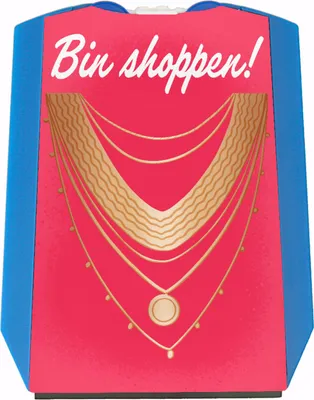 Produktbild von Bin Shoppen Parkscheibe mit Kette-Motiv und 2 Einkaufswagenchips