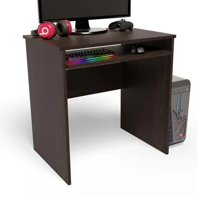 Produktbild von EX3 Wenge Computertisch mit Tastaturablage