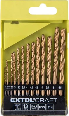 Image de Forets à métaux Extol Craft, jeu de 13 pièces, 1113A