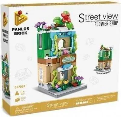 Immagine prodotto di Set di mattoncini da incastrare "Mini Street View: Negozio di fiori", 280 pezzi, 9x9x15 cm
