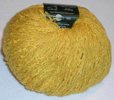 Produktbild von BALICO von Schulana, Leinen-Strukturgarn in gelb (Fb 55), ca. 28m/50g