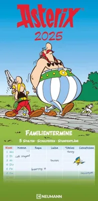 Produktbild von Asterix 2025 Familienplaner - Familien-Timer - Termin-Planer - Kids - Kinder-Kalender - Familien-Kalender - 22x45