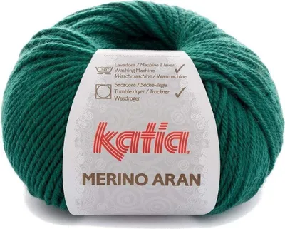 Immagine prodotto di Katia Merino Aran, filato per maglieria, colore verde bottiglia