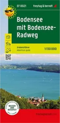 Obrázek produktu pro Bodamské jezero s cyklostezkou u Bodamského jezera, dobrodružný průvodce 1:130 000, freytag & berndt, EF 0021