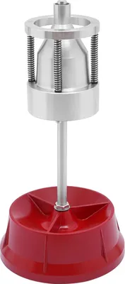 Immagine prodotto di Macchina equilibratrice - Manuale - Lega di alluminio - Mozzo Ø 3,8 cm - Asta di centraggio Ø 2,07 cm - Per autovetture e autocarri leggeri - Rosso