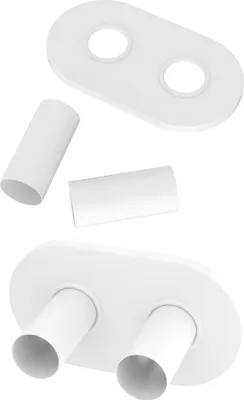 Image de Cache rond blanc pour vanne de radiateur