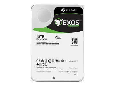 Immagine prodotto di Seagate Enterprise Exos X20 3.5" 18000 GB Serial ATA III