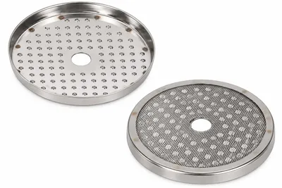 Produktbild von Duschensieb Ø 57,2 mm H 4,3 mm Loch 6,3 mm passend für Bezzera Ascaso Espressomaschinen