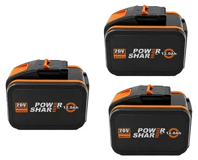 Zdjęcie produktu dla Bateria litowo-jonowa, pojemność 12000 mAh, zestaw z ładowarką, kompatybilność: 15C-12.0Ah X3