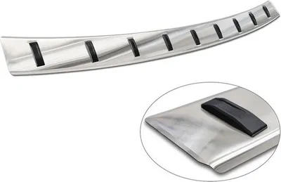 Produktbild von Ladekantenschutz Stoßstangenschutz Edelstahl silber gebürstet passend für ‎BMW X1 III U11 2022-> / BMW X1 III U11 X -line 2022->